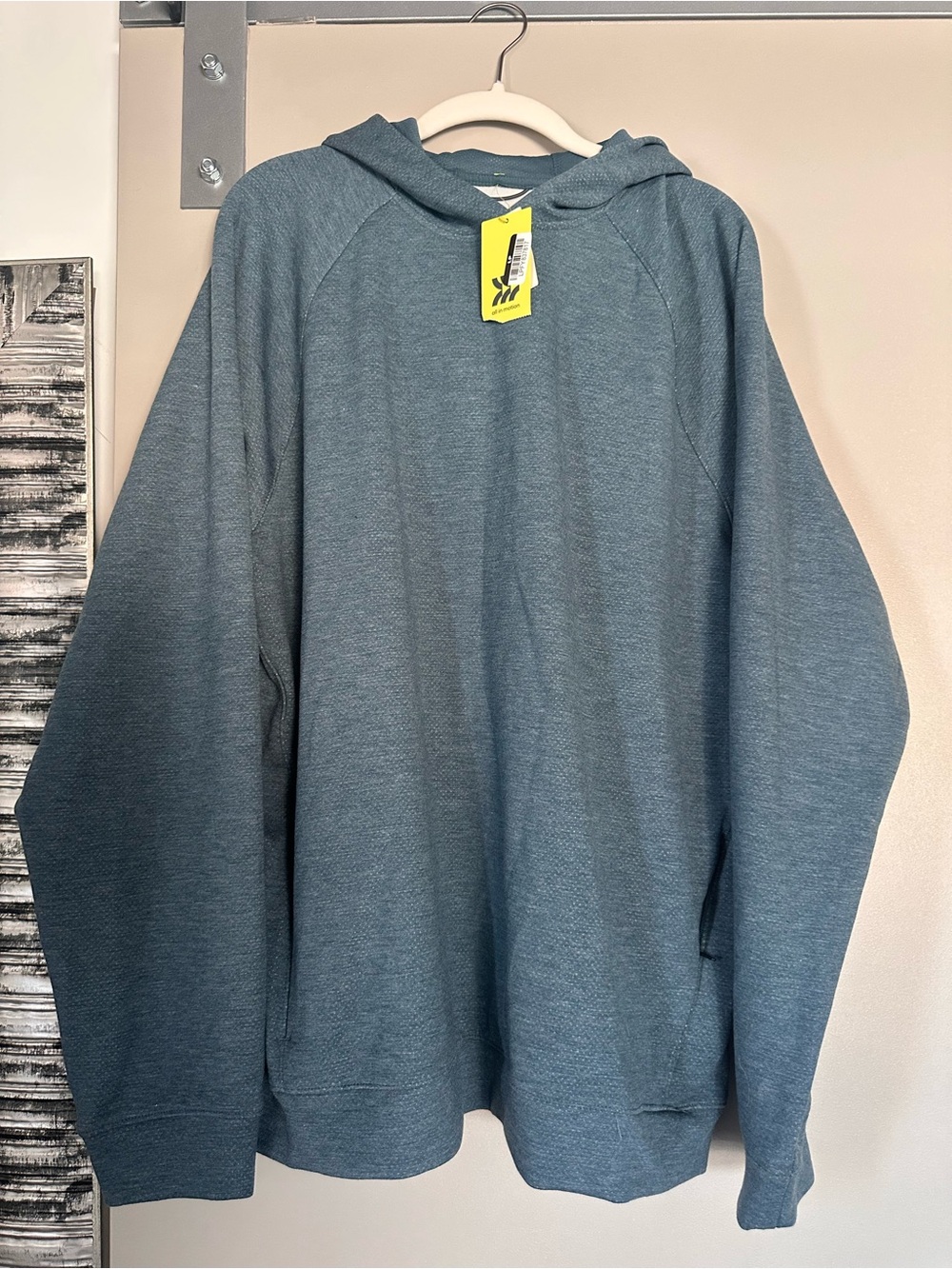 All in Motion - Men's Hooded Pullover Sweatshirt - Slate Blue NWT